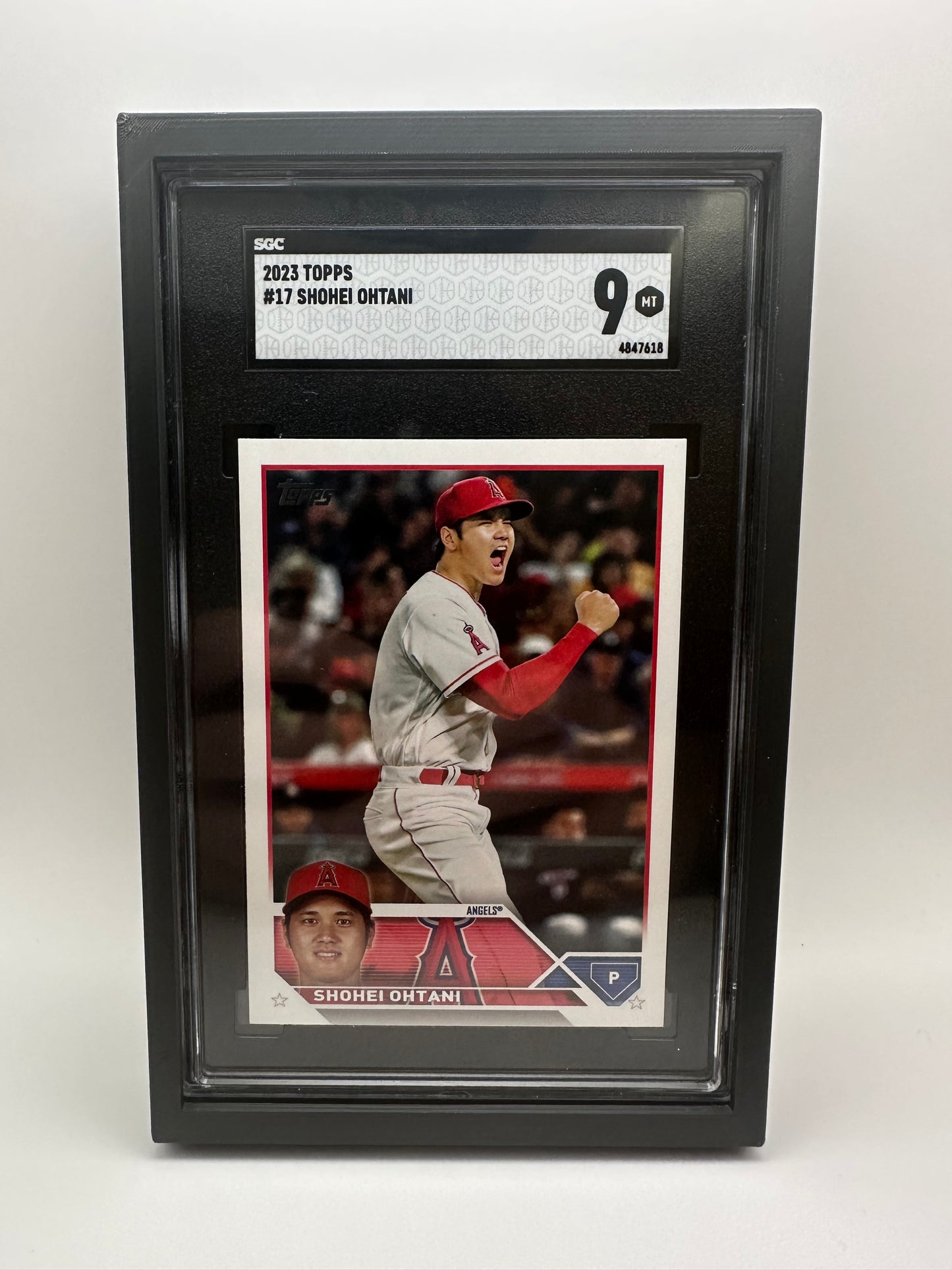 SGC Graded Card Display Case – Magnet-Backed 3-in-1 Holder (Fridge, Wall, Lanyard)