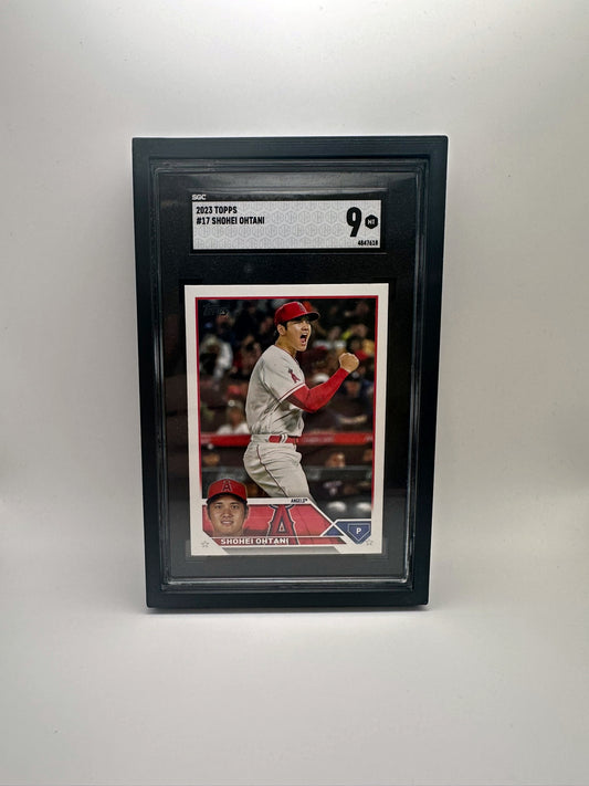 SGC Graded Card Display Case – Magnet-Backed 3-in-1 Holder (Fridge, Wall, Lanyard)