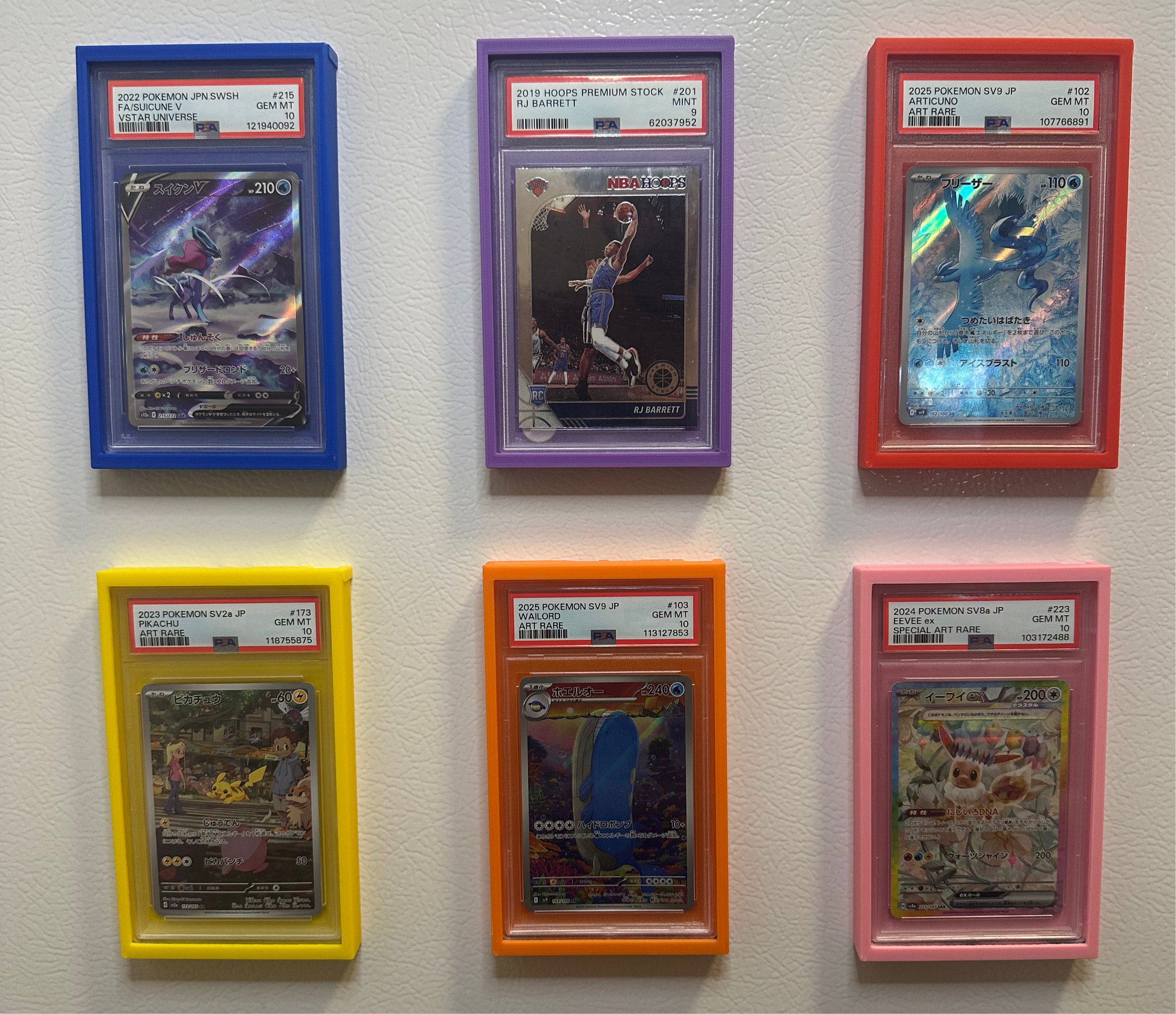PSA Graded Card Display Case Magnet-Backed 3-in-1 Holder (Fridge, Wa Grading Gizmos PSA Graded Card Display Case Magnet-Backed 3-in-1 Holder (Fridge, Wa Grading Gizmos