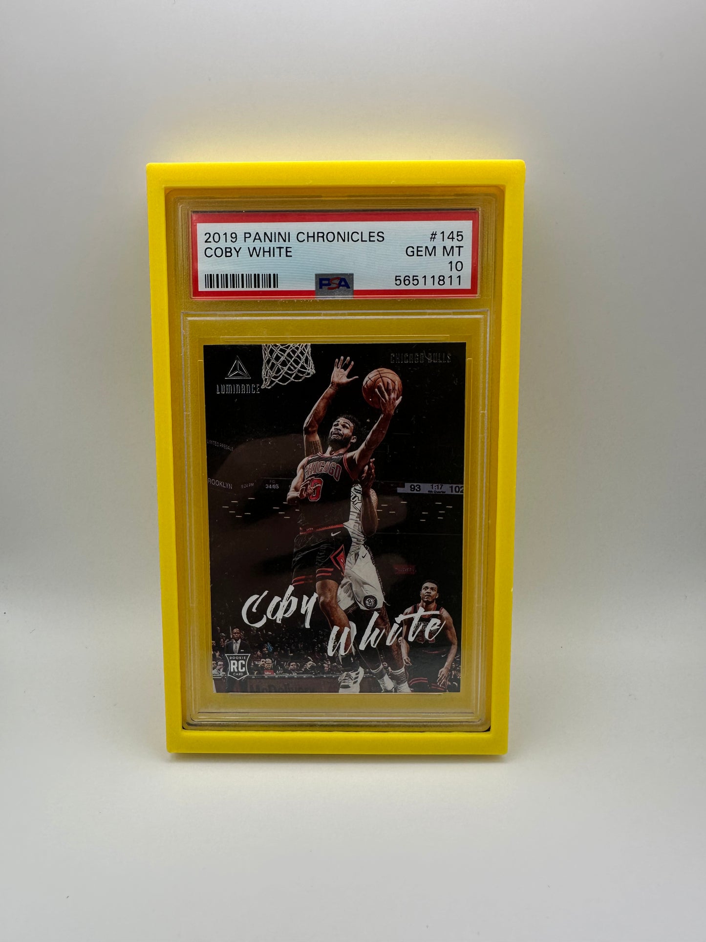 PSA Graded Card Display Case – Magnet-Backed 3-in-1 Holder (Fridge, Wall, Lanyard)