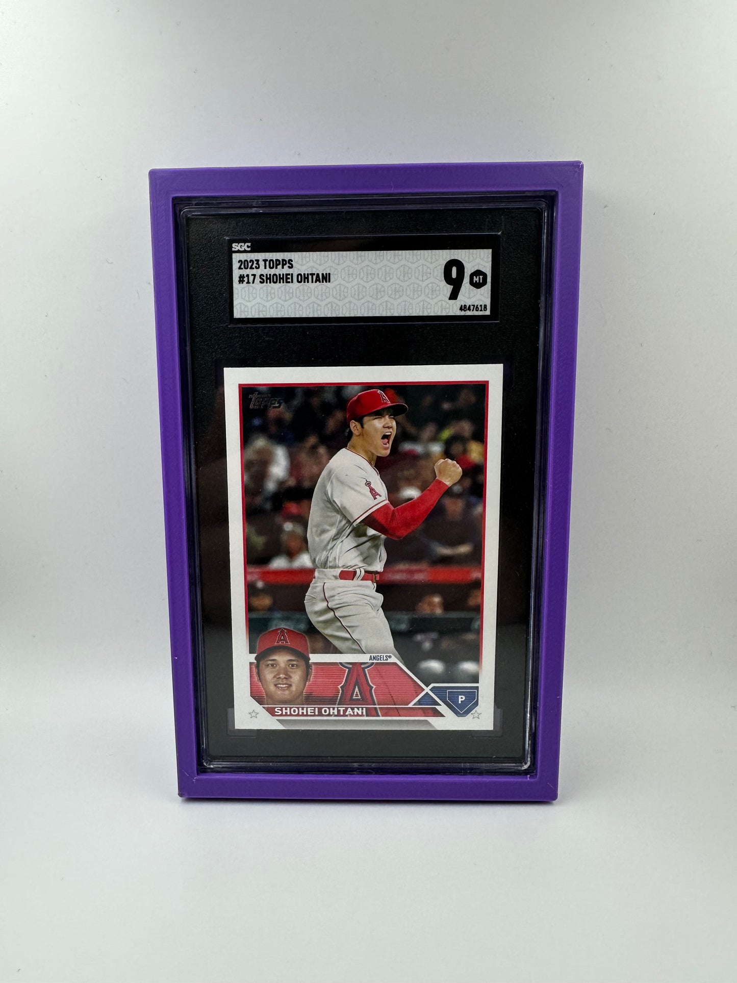 SGC Graded Card Display Case – Magnet-Backed 3-in-1 Holder (Fridge, Wall, Lanyard)