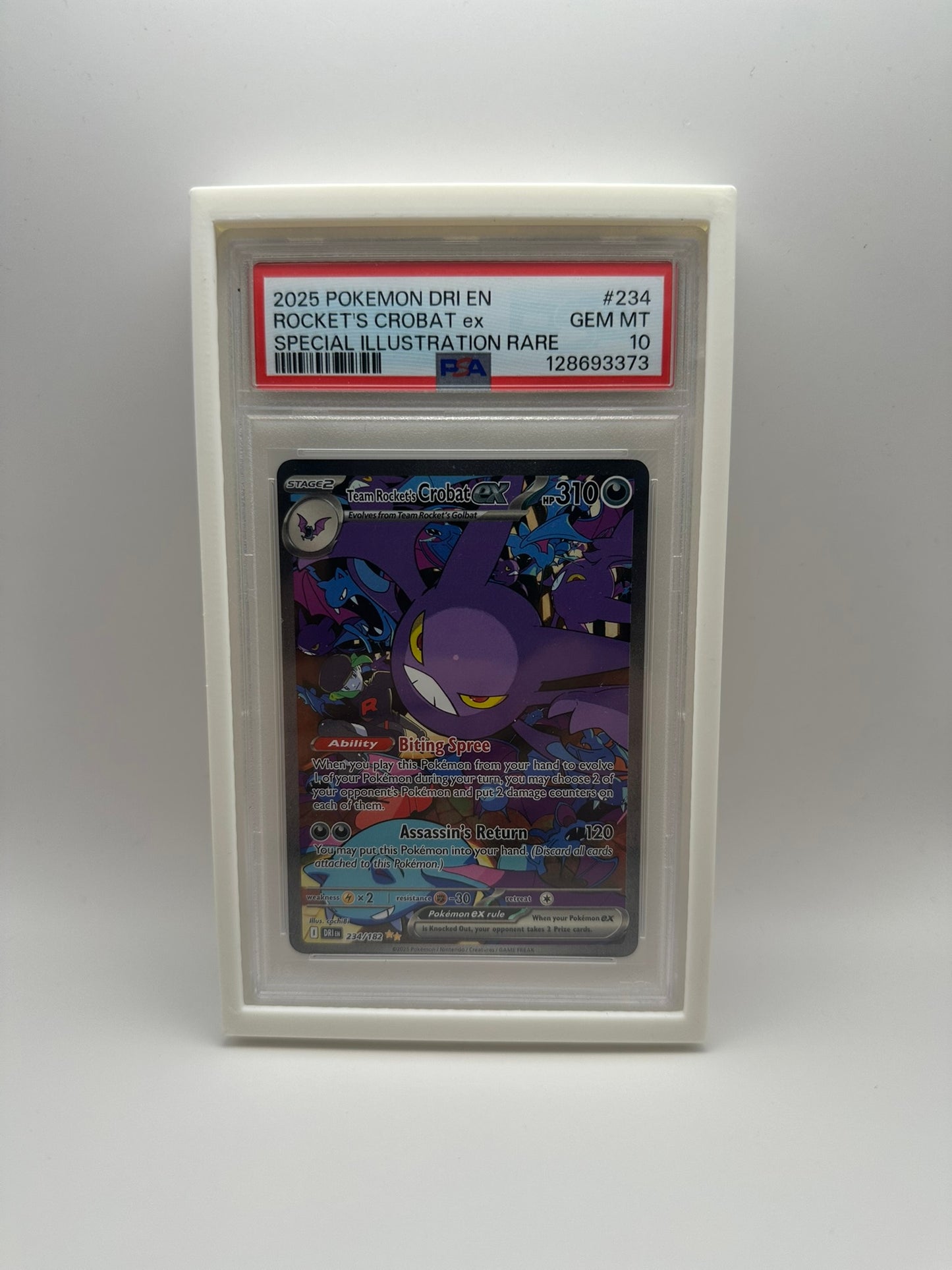 PSA Graded Card Display Case – Magnet-Backed 3-in-1 Holder (Fridge, Wall, Lanyard)