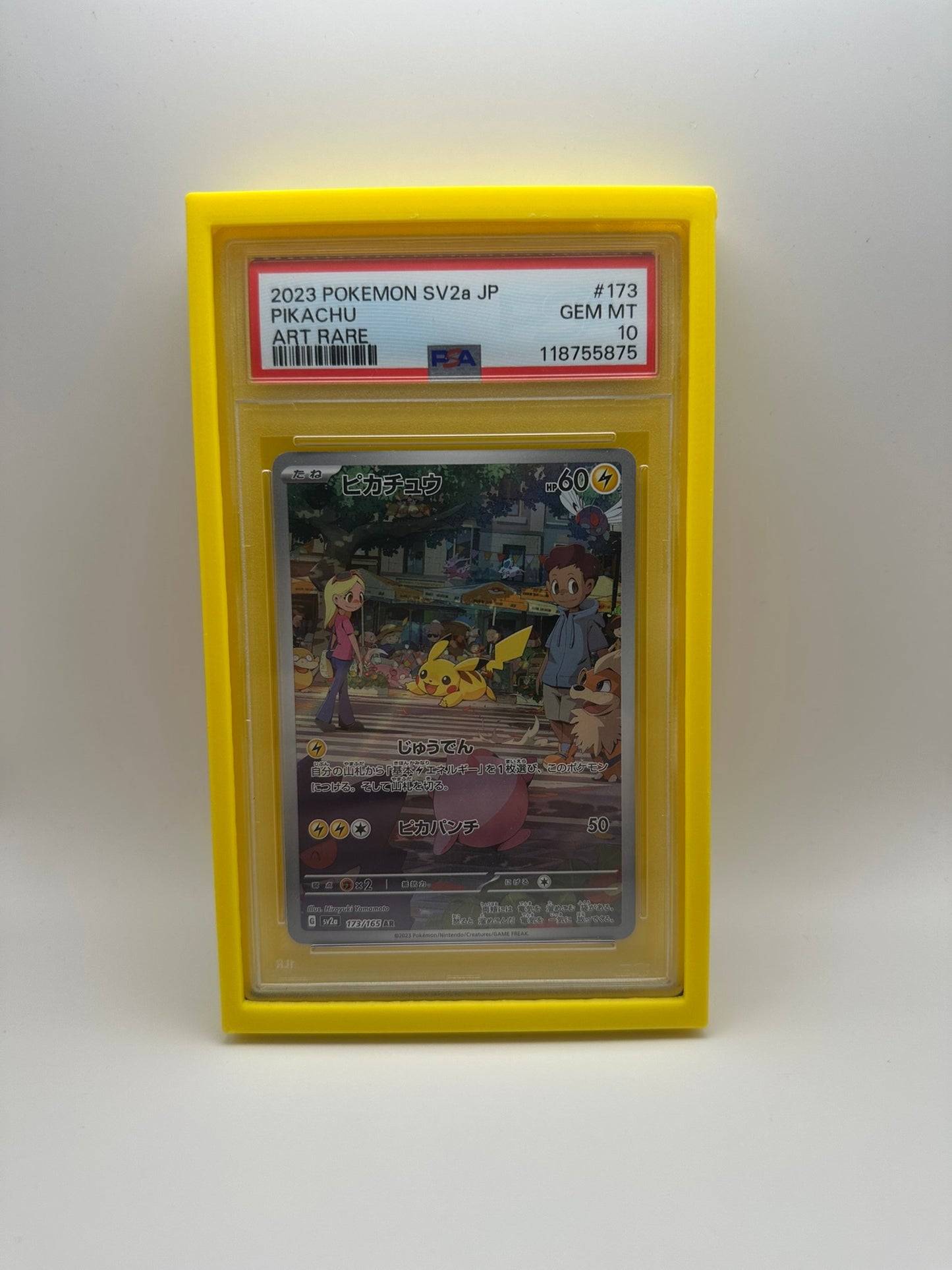 PSA Graded Card Display Case – Magnet-Backed 3-in-1 Holder (Fridge, Wall, Lanyard)